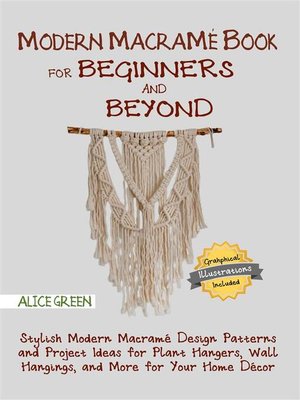 cover image of Modern Macramé Book for Beginners